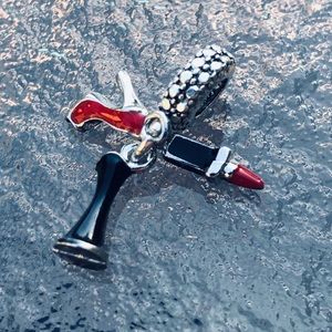 New charm lipstick & shoe for  bracelet